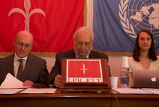 Press conference of the International Provisional Representative of the Free Territory of Trieste - I.P.R. F.T.T.